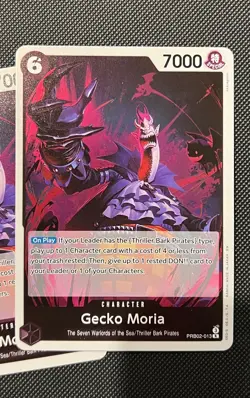 X3 Gecko Moria R PRB02-013 Premium Booster The Best Vol. 2 Foil One Piece Card - Image 4