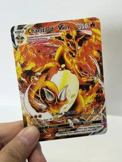 Charizard VMAX HP350 Gold Metal Pokemon Card-Collectible Gift Display - Image 3