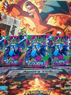 New Pokemon TCG Card Game Inferno X Booster Box MEGA M2 w/shrink Japanese 3 boxs - Image 1