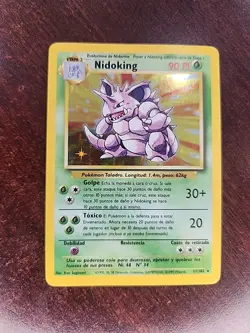 Nidoking Non English Base Set Holo Pokemon Card WOTC NM - Image 1
