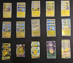 58*Lot Pokemon TCG Card S.Chinese CS5.1C 002/004 Pikachu Holo # c JL89 - Image 1