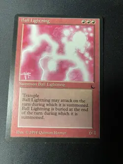 Ball Lightning the Dark Regular LP MTG Magic the Gathering Card - Image 1