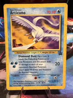 Pokemon Articuno 70HP Wotc Promo 22/53 Regular Basic Promo Card 1999 - Image 1