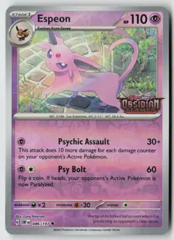 Espeon (Best Buy Exclusive) 086/197 - Misc Cards & Products Holo - PTCG - LP - Image 1