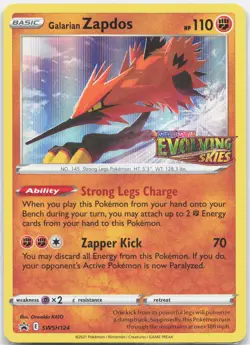 Galarian Zapdos - (Prerelease) Promo SWSH: Sword & Shield Promo Cards SWSD Figh - Image 1