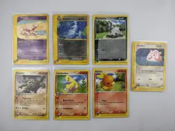 Pokemon TCG E-Reader Non-Holo Cards Lot of 7 (Read Description) - Image 1