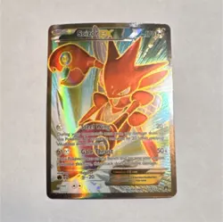 Pokemon Scizor EX (Full Art Ultra Rare) 119/122 Breakpoint Holo Basic Card - Image 1