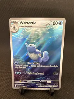 Pokemon TCG Wartortle Scarlet & Violet 151 Card Holo IR 171/165 - Image 1