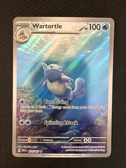 Pokemon TCG Wartortle Scarlet & Violet 151 Card Holo IR 171/165 - Image 3
