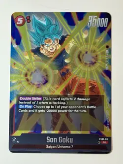 Son Goku FS01-08 SR Alternate Art DRAGON BALL SUPER Card Game Fusion World - Image 1
