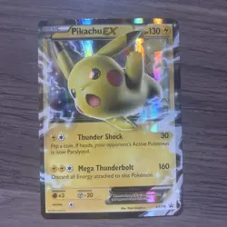 Pokemon TCG Pikachu EX XY Black Star Promos XY174 Holo Promo LP Ungraded - Image 1
