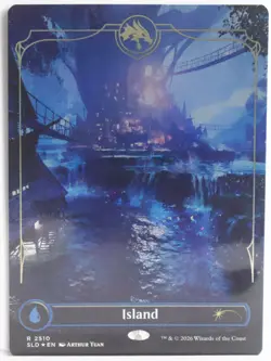 Island (2510) [New, Near Mint] *Foil* {Dungeons & Dragons SLD} - Image 1