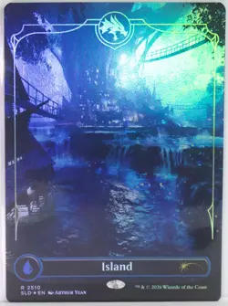 Island (2510) [New, Near Mint] *Foil* {Dungeons & Dragons SLD} - Image 2