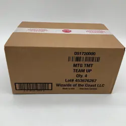 SEALED CASE! 4x Turtle Team-Up Box Teenage Mutant Ninja Turtles TMT MTG - Image 1