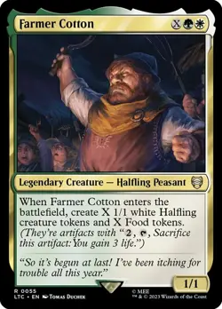 1 x Farmer Cotton - Commander: The Lord of the Rings: Tales of Middle-Earth - NM - Image 1
