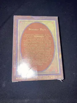 MTG Revised Empty Starter Deck Box Writing On Top And Side Of Box - Image 2