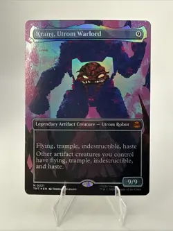 MTG: Krang, Utrom Warlord - Mythic 221 (TMNT 2026) Holo Borderless - Image 1
