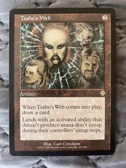 MTG - Tsabo's Web Invasion Regular NM - Image 1