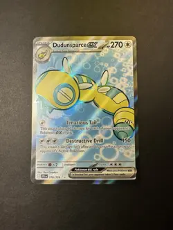 Dudunsparce Ex 178/159 Ultra Rare Journey Together Pokemon Full Art NM - Image 1