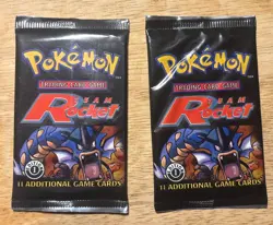 2 Pokemon 1st Edition Team Rocket Booster Packs Factory Sealed 1999 Unweighed - Image 1