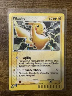 Pokemon Pikachu TCG Black Star Promo Holo Card #012 2003 - READ DESCRIPTION - Image 1