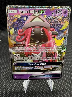 Tapu Lele GX 60/145 Celebrations: Classic Collection Pokemon Card NM/M - Image 1