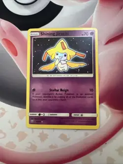 Pokemon Shining Legends Shining Jirachi 42/73 Holo Ultra Rare NM - Image 1