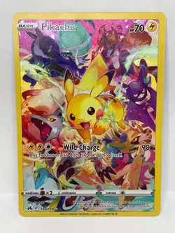 Pokemon TCG Crown Zenith Pikachu Secret Rare 160/159 - Image 1