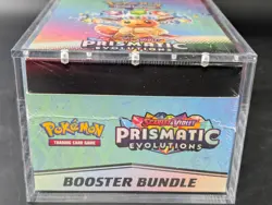 Pokemon SV8.5 Prismatic Evolutions Sealed Booster Bundle Display W/Acrylic Case - Image 5