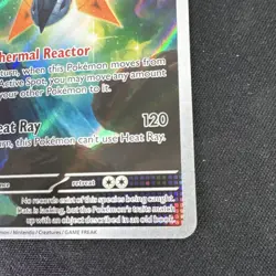 Pokemon Iron Moth 187/182 SV04: Paradox Rift Full Art Holo Illustration Rare - Image 3