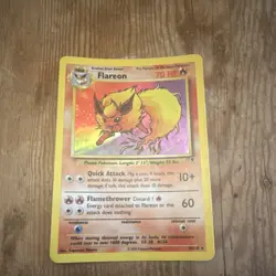 Pokemon TCG Flareon Legendary Collection Holo Rare 10/110 70 HP Stage 1 English - Image 1