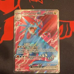 Pokemon Salamence EX Ultra Rare Full Art Holo SV09 320 HP Dragon Impact 177/159 - Image 1