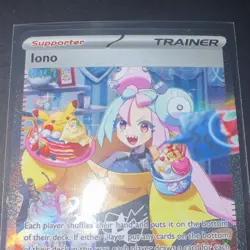 Pokemon TCG Iono 269/193 Sv02: Paldea Evolved Illustration Rare Full Art Holo - Image 5