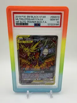 Pokemon TCG SM Black Star Moltres Zapdos Articuno GX SM210 TAG TEAM Promo Holo … - Image 1