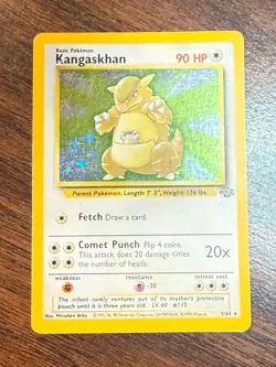 KANGASKHAN 5/64 HOLOFOIL RARE JUNGLE (JU) 1999 POKEMON NM - Image 1