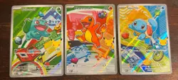 Pokemon TCG First Partner Illustration Collection Series 1 Kanto GEN 1 Starters✨ - Image 1