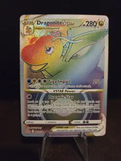 Pokemon TCG Dragonite VSTAR 081/078 Pokemon Go Secret Rainbow 🌟Pack Fresh🌟 - Image 1