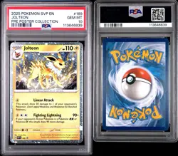2025 POKEMON SVP EN-SV BLACK STAR PROMO #169 JOLTEON PSA 10 ⚡💎 - Image 3