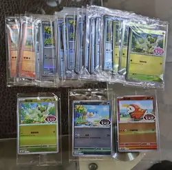 Pokemon TCG S.Chinese Gem Pack Fuecoco Quaxly Promo Sealed Lot*30 No.13 EM68 - Image 1