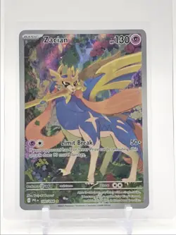 ZACIAN 2025 POKEMON PHANTASMAL FLAMES ILLUSTRATION RARE 100/094 Q6894 - Image 1
