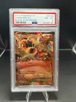Pokemon’s Charizard EX XY29 Black Star Promo Pokemon 2014 PSA 7 - Image 1
