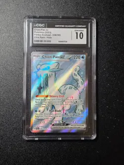 Pokemon Chien-Pao ex #236/193 English CGC 10 2023 Pokemon Paldea Evolved - Image 1