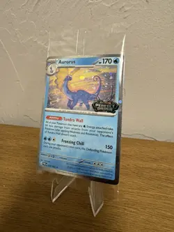 Aurorus 024/088 - Cosmo Holo Pokemon Perfect Order Stamped Promo SEALED SWIRL 🌀 - Image 2