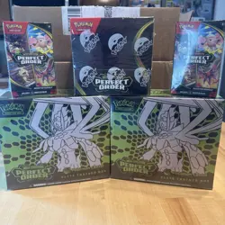 Pokemon Center Perfect Order ETB x2 / Booster Box x1 / Booster Bundle x2 IN HAND - Image 1