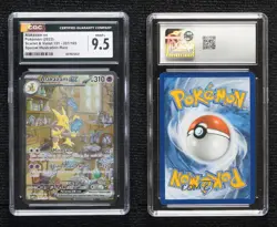 Alakazam ex Special Illustration Rare Pokemon Scarlet & Violet 151 MEW CGC 9.5 - Image 3