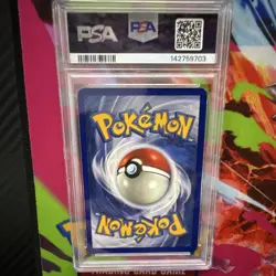 Pokemon Gambler Trainer Fossil 1st Edition 60/62 Regular English PSA 8 - Image 2