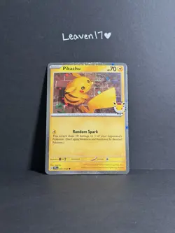Pikachu 30th Anniversary STAMPED TEF 051/162 (Pokemon Day 2026) NM - Image 1