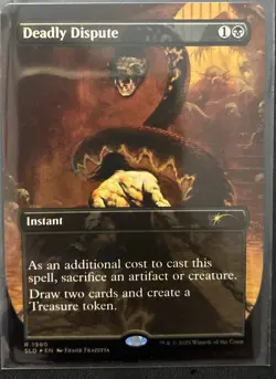 MTG Deadly Dispute (1980) *Rainbow Foil* Secret Lair: Frank Frazetta MT/NM - Image 1