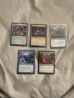 Magic The Gathering TMNT Lot Krang Utrom Warlord & More! - Image 2