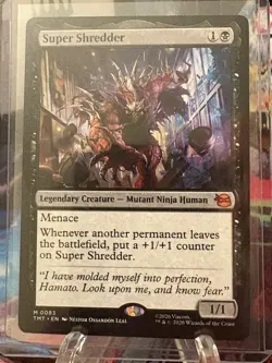 MTG - Super Shredder - Teenage Mutant Ninja Turtles - Mythic - Pack Fresh Pull. - Image 1